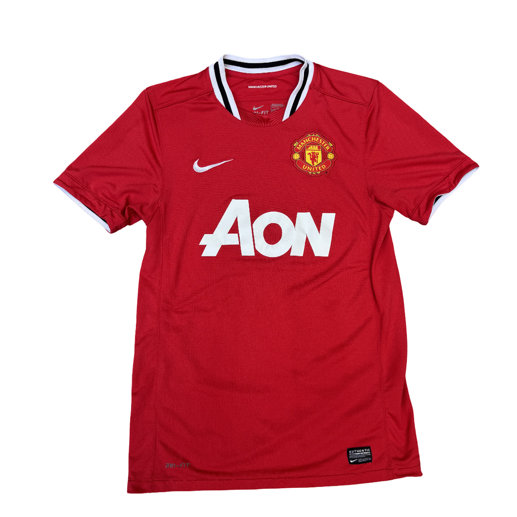 2011/12 Manchester United Home Size S J.S. Park - back view