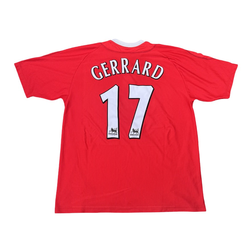 2002/04 Liverpool Home Size XL Gerrard - front view