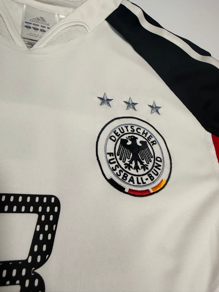 2004/06 Germany Home Size M Ballack - label detail