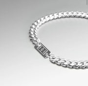 Footy Cuban Link Bracelet — Silver