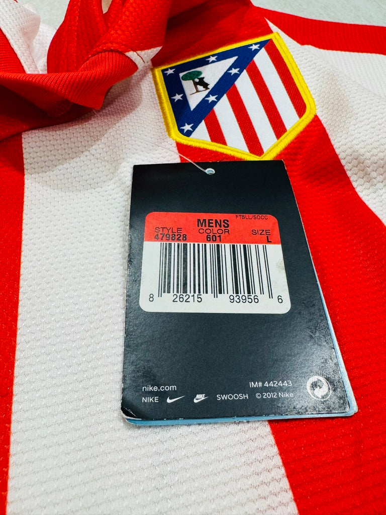 2012/13 Atletico Madrid Home Size L Falcao BNWT