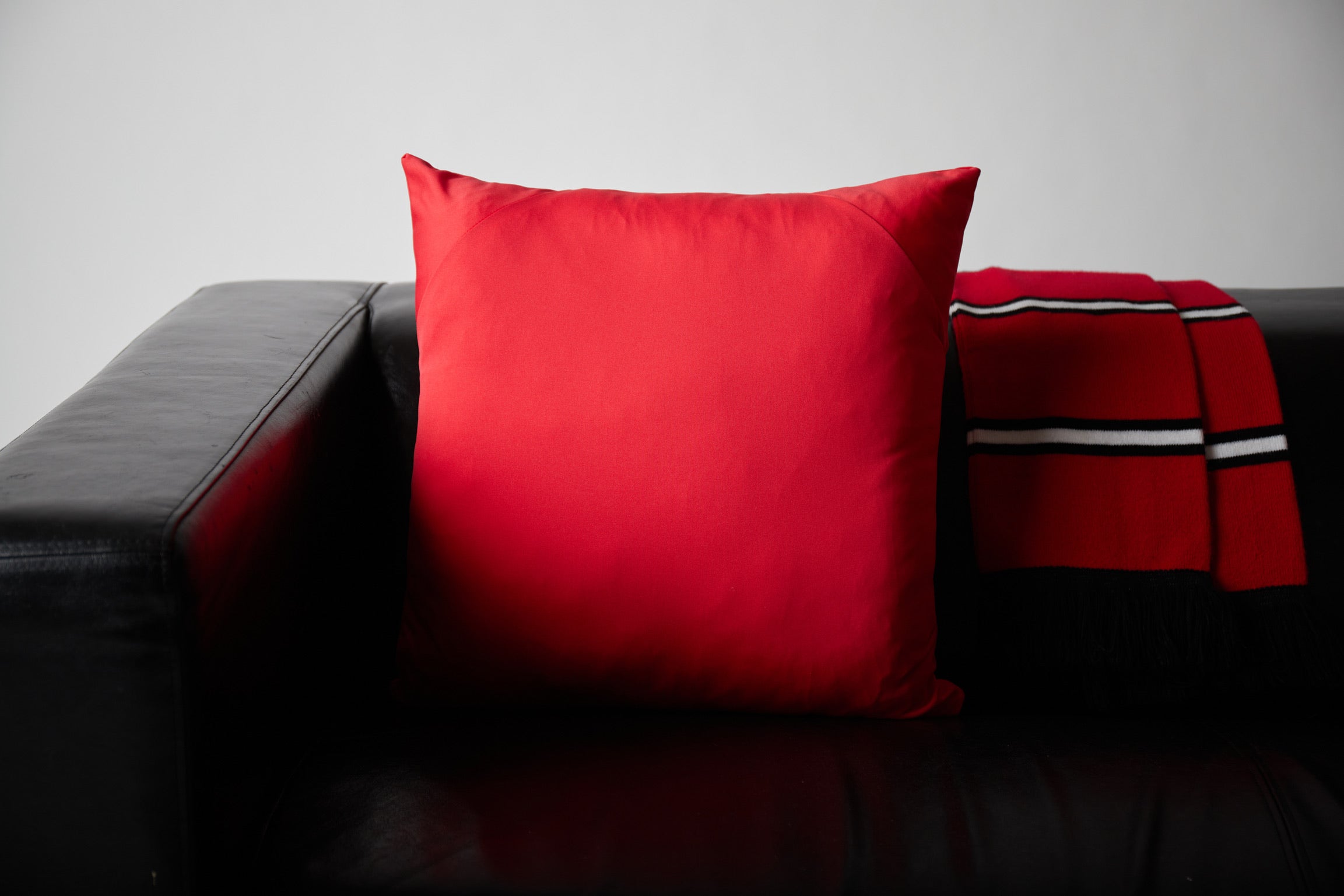 Upcycled Pillow: Camp Nou - back view