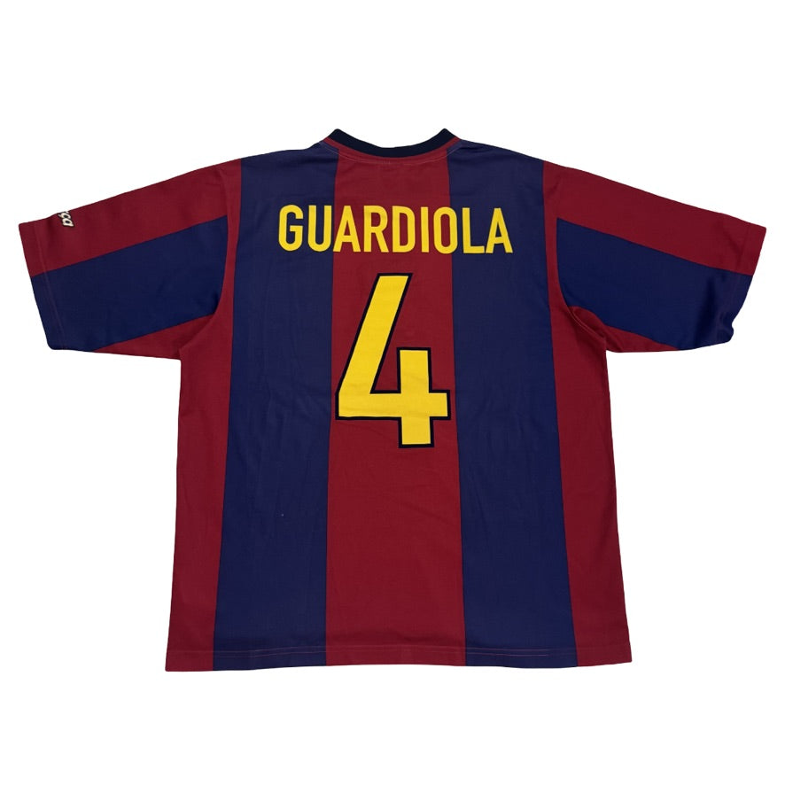 1998/99 FC Barcelona Home Size L Guardiola