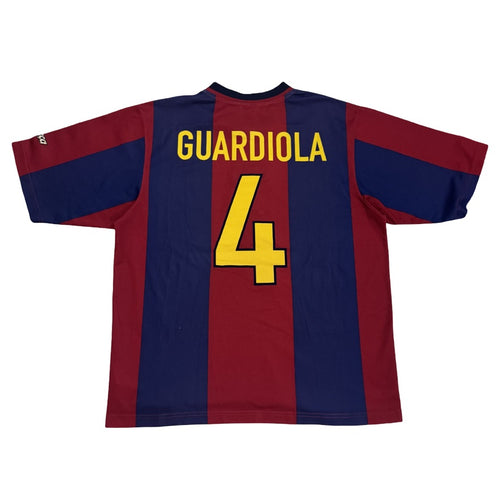 1998/99 FC Barcelona Home Size L Guardiola - front view