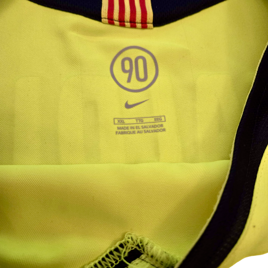 2005/06 FC Barcelona Away Size XXL Ronaldinho - label detail
