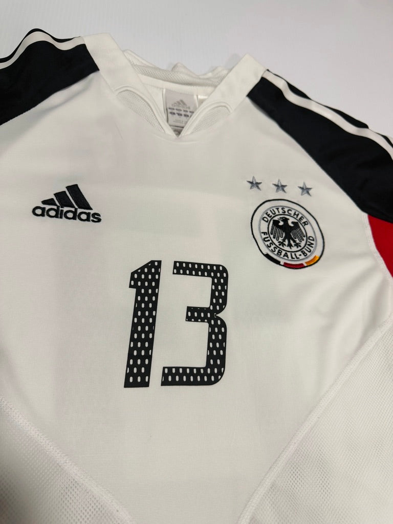 2004/06 Germany Home Size M Ballack - close-up detail