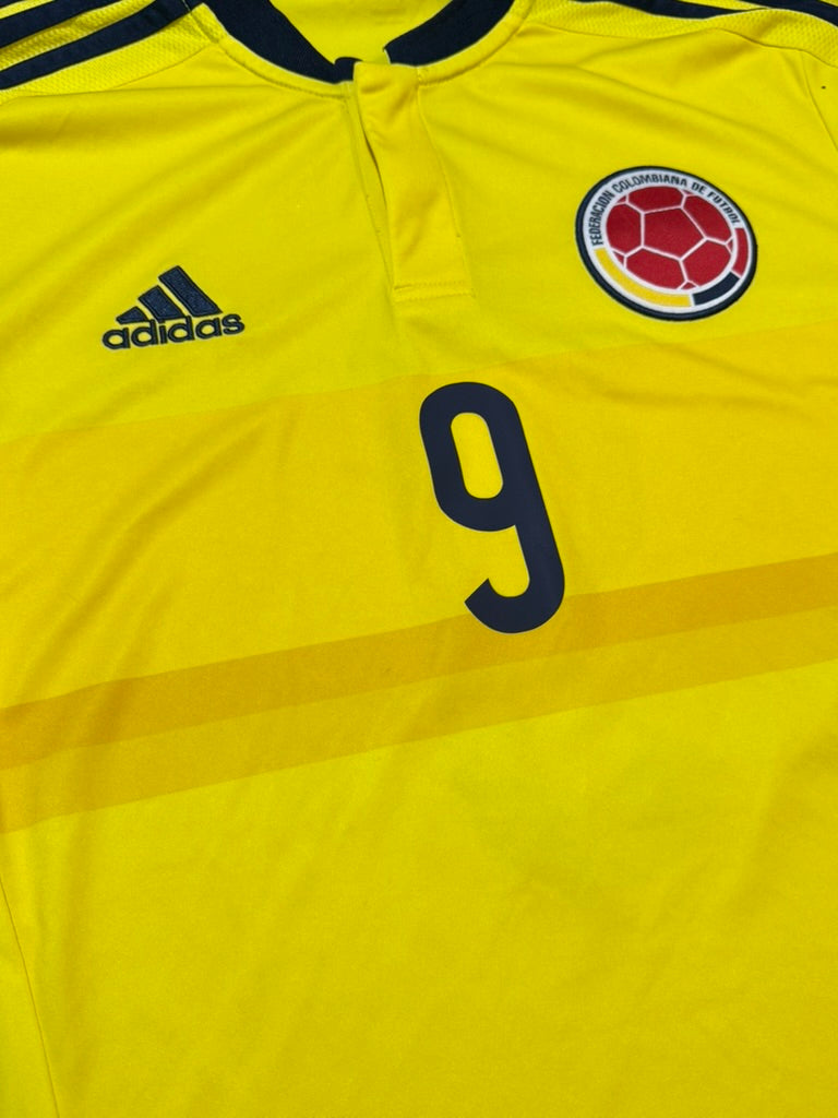 2015/16 Colombia Home Size M Falcao L/S - close-up detail