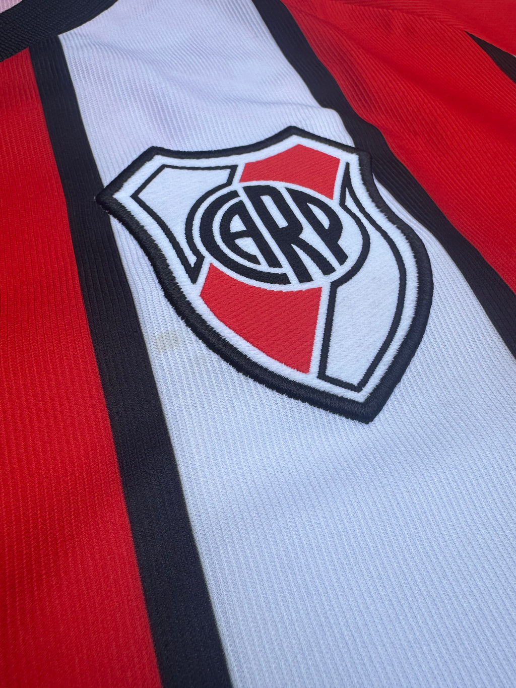 2002/03 River Plate Third Size XL - label detail