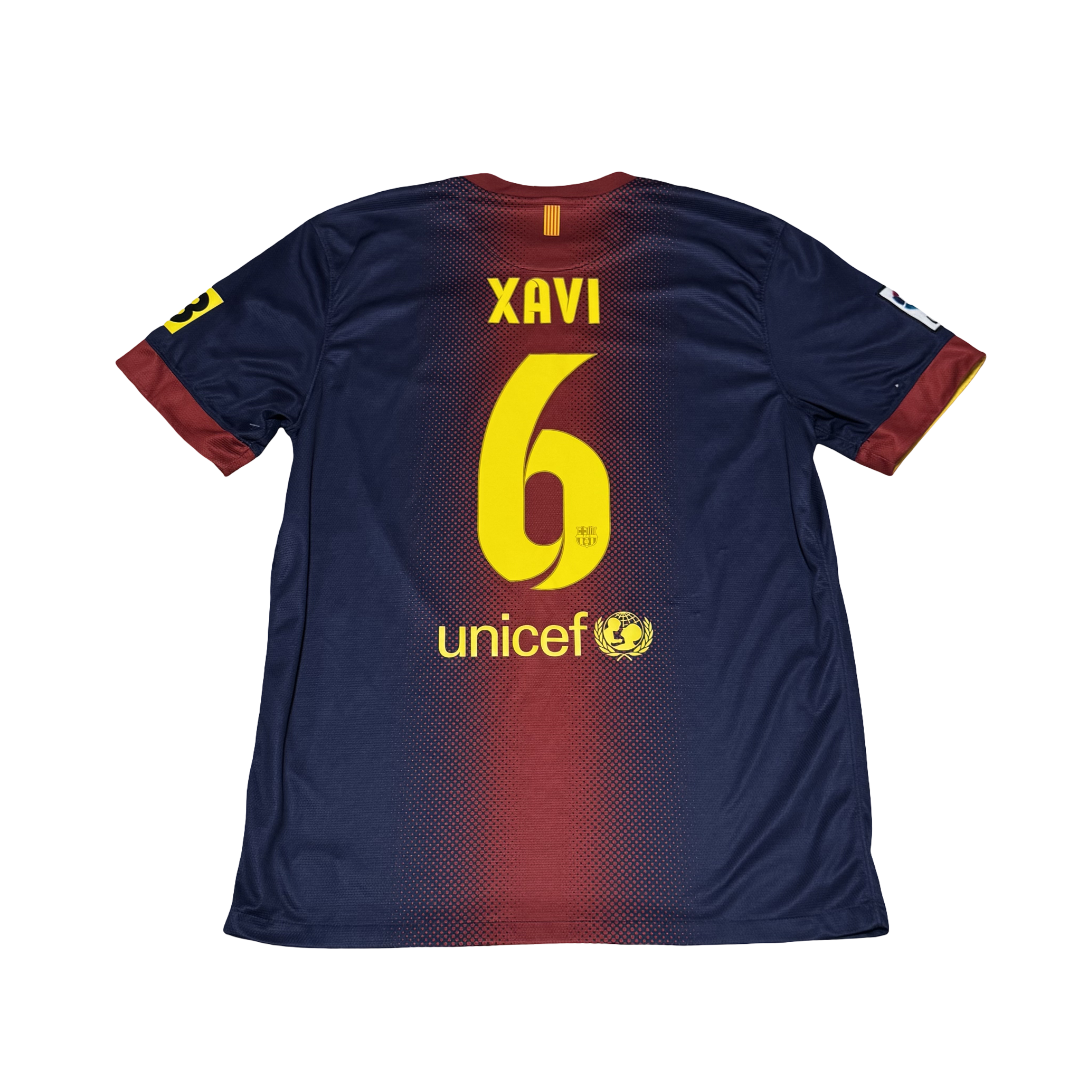 2012/13 FC Barcelona Home Size L Xavi