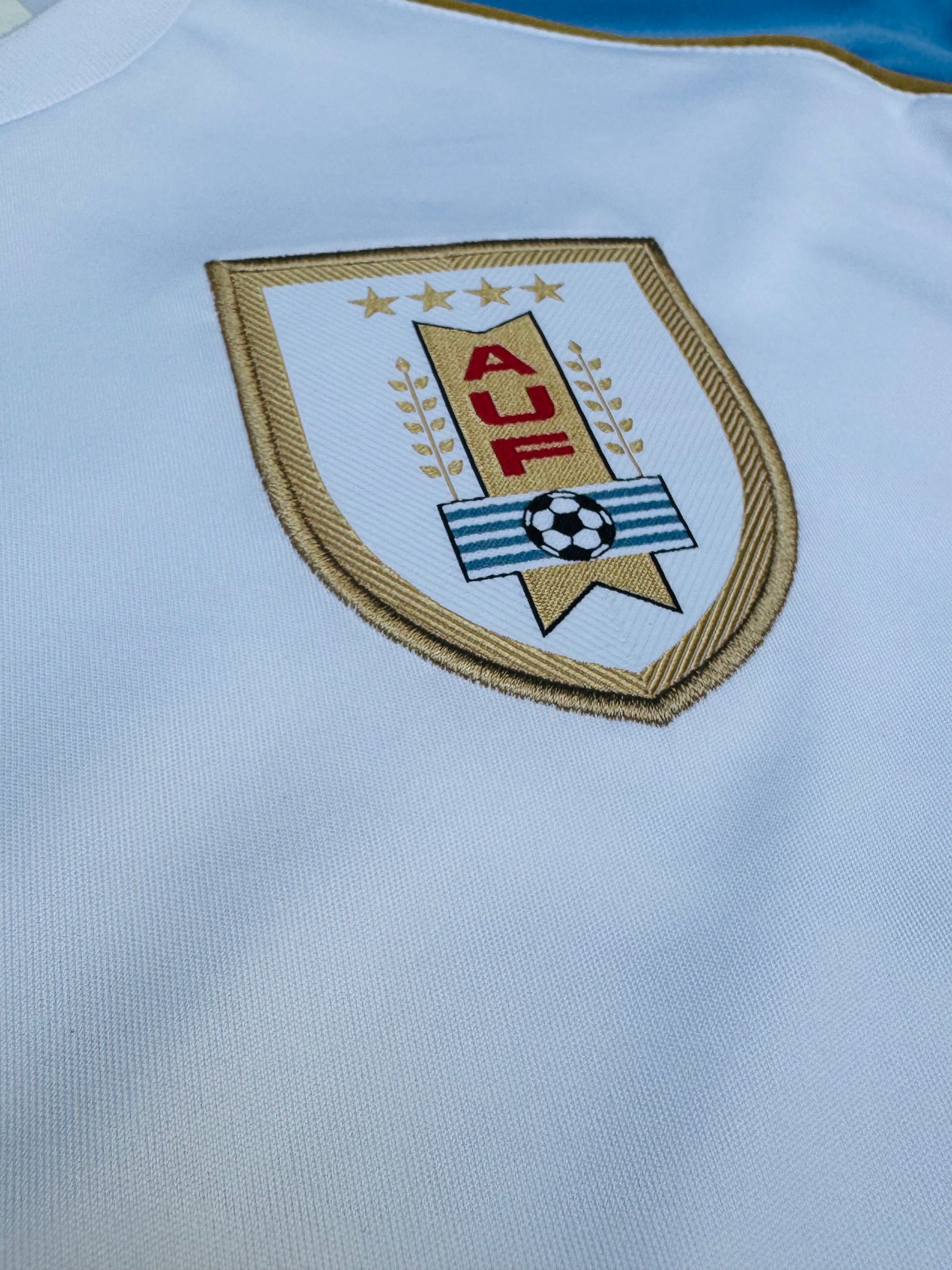 2016/17 Uruguay Away Size M Cavani - label detail