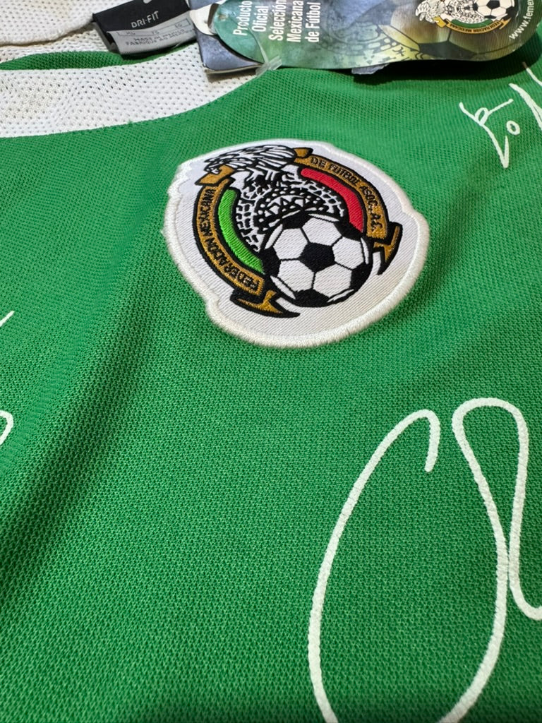 2004/05 Mexico Home Special Edition Size XL Borgetti BNWT - label detail