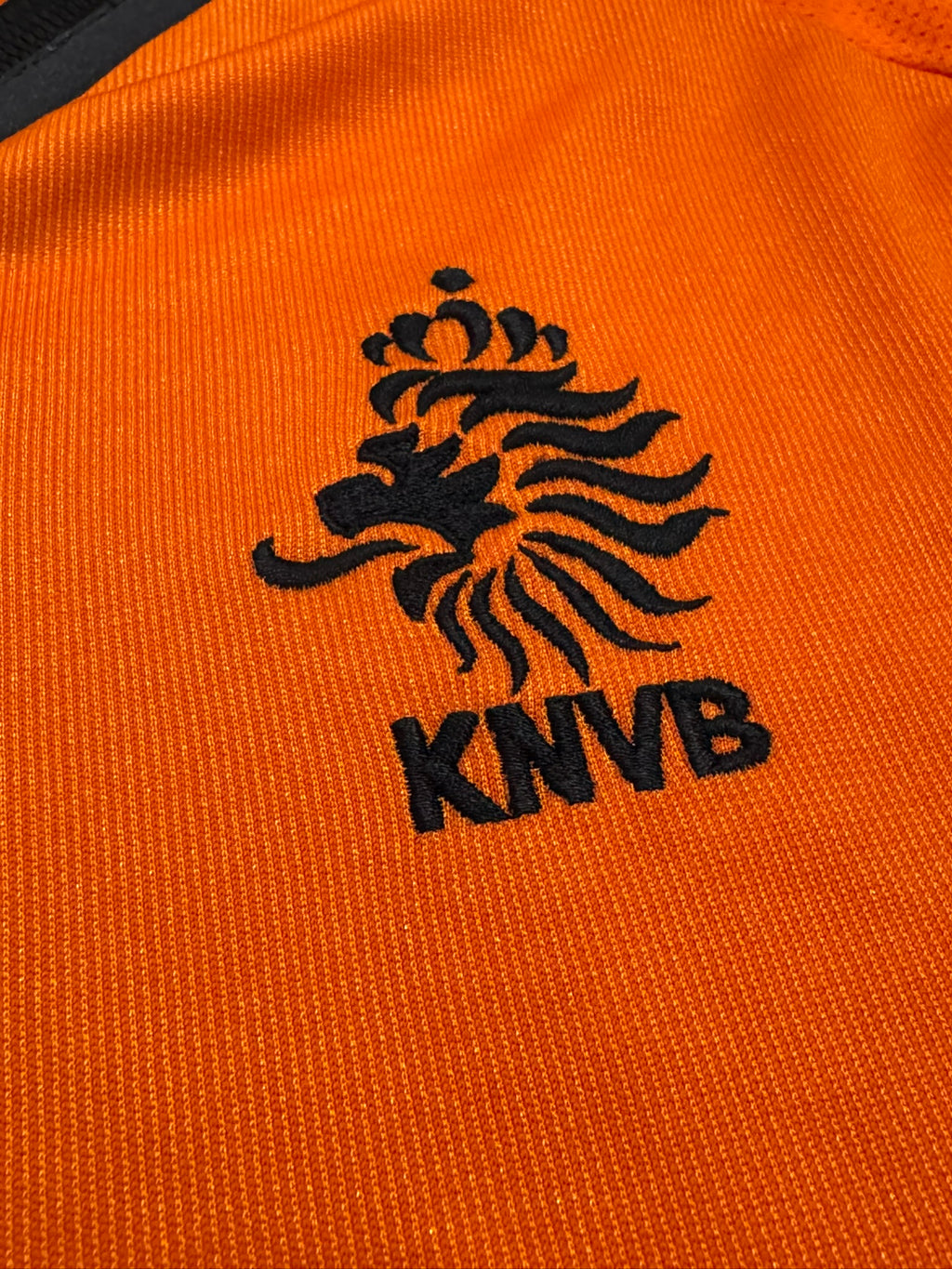 2000/02 Netherlands Home Size Youth L - label detail