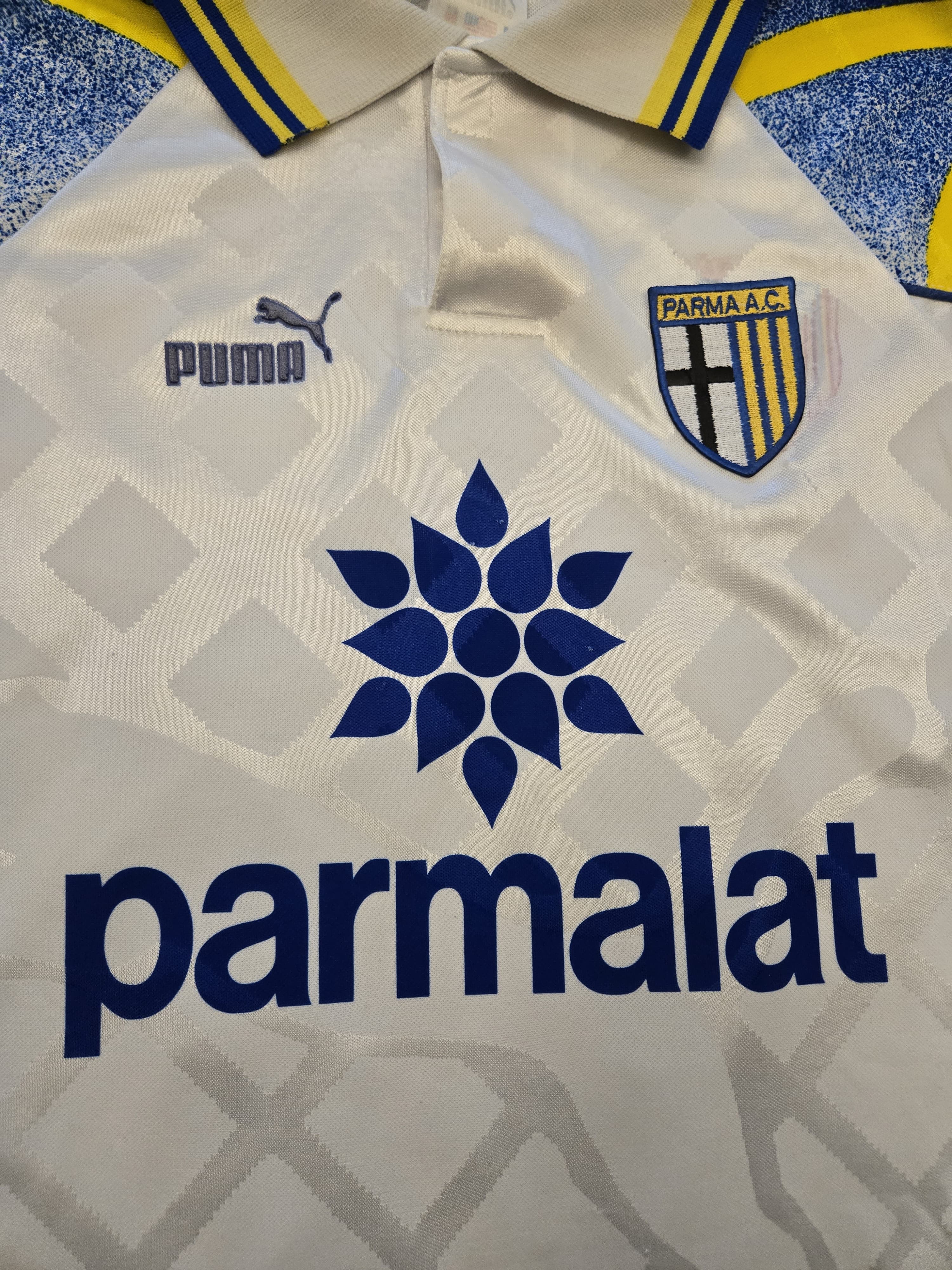 1995/97 Parma Calcio Home Size L Cannavaro L/S