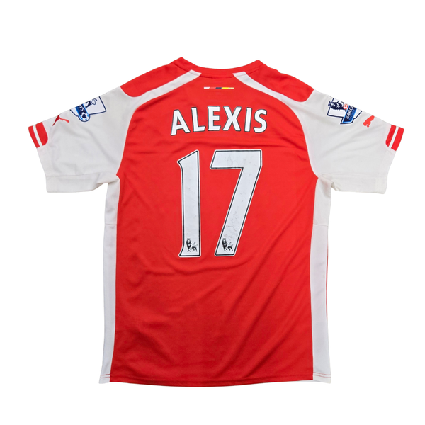  Arsenal ユニフォーム Mサイズ 2014/15 Arsenal Home Size M Alexis – Offside Boys