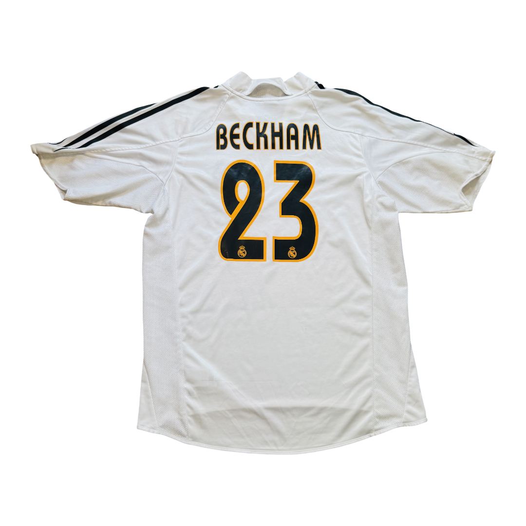 2004/05 Real Madrid Home Size M Beckham