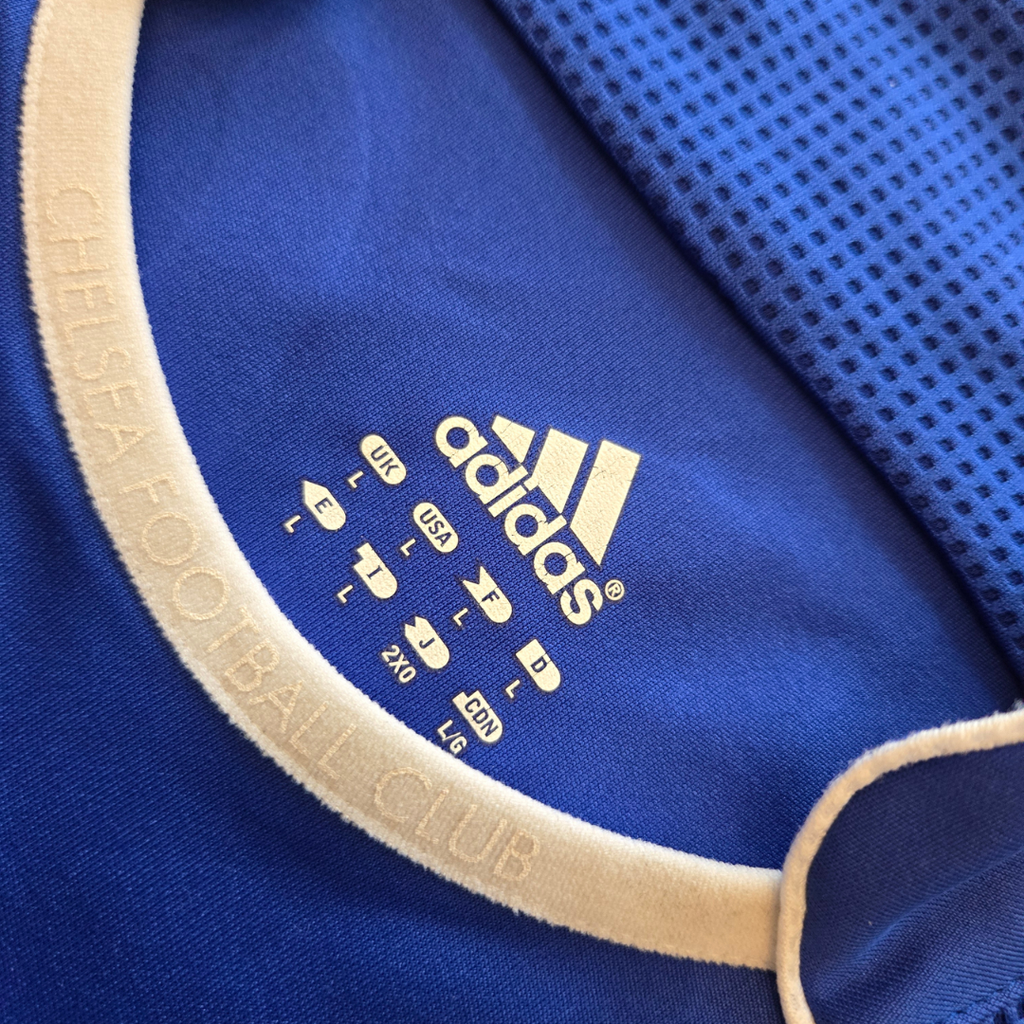 2006/08 Chelsea Home Size L Drogba - label detail
