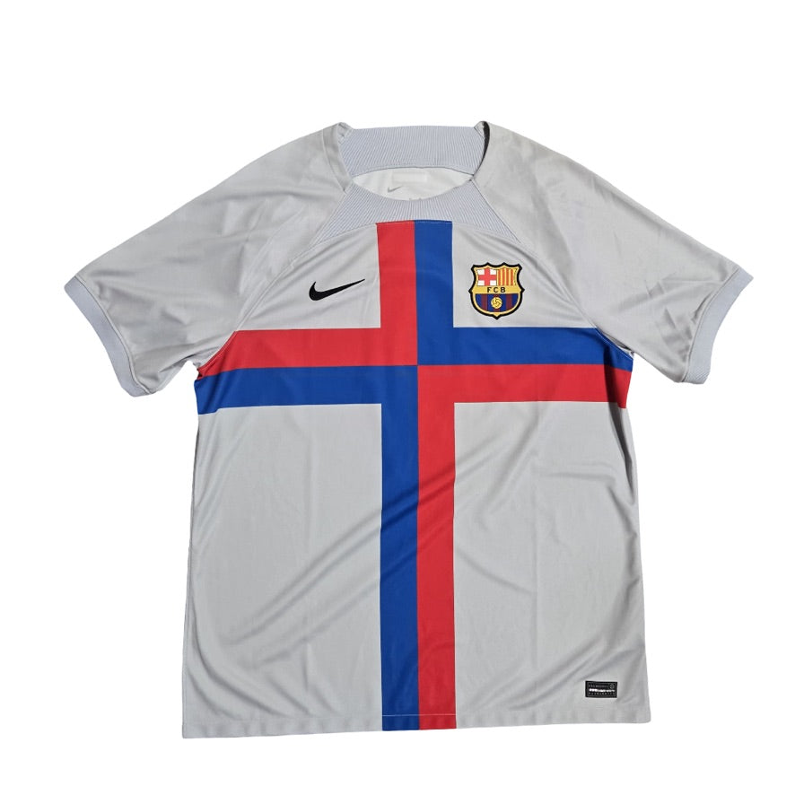 2022/23 FC Barcelona Third Size XL Lewandowski - back view