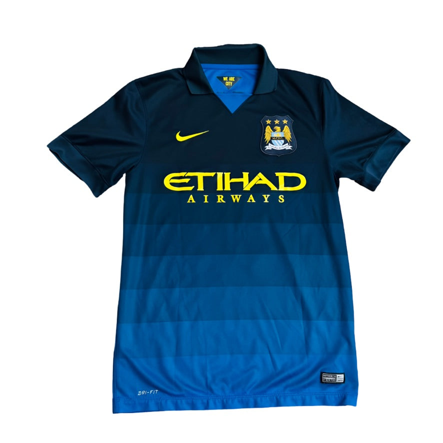 2014/15 Manchester City Away Size S Aguero - back view