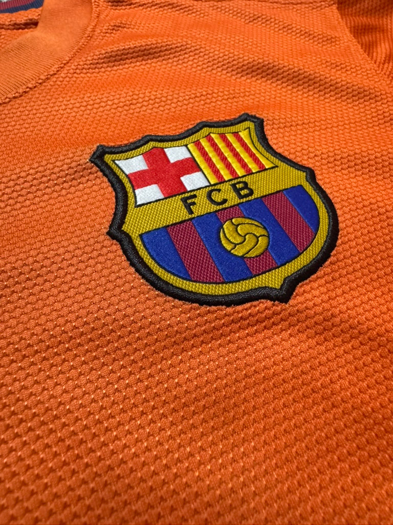 2012/13 FC Barcelona Away Size S Xavi - label detail
