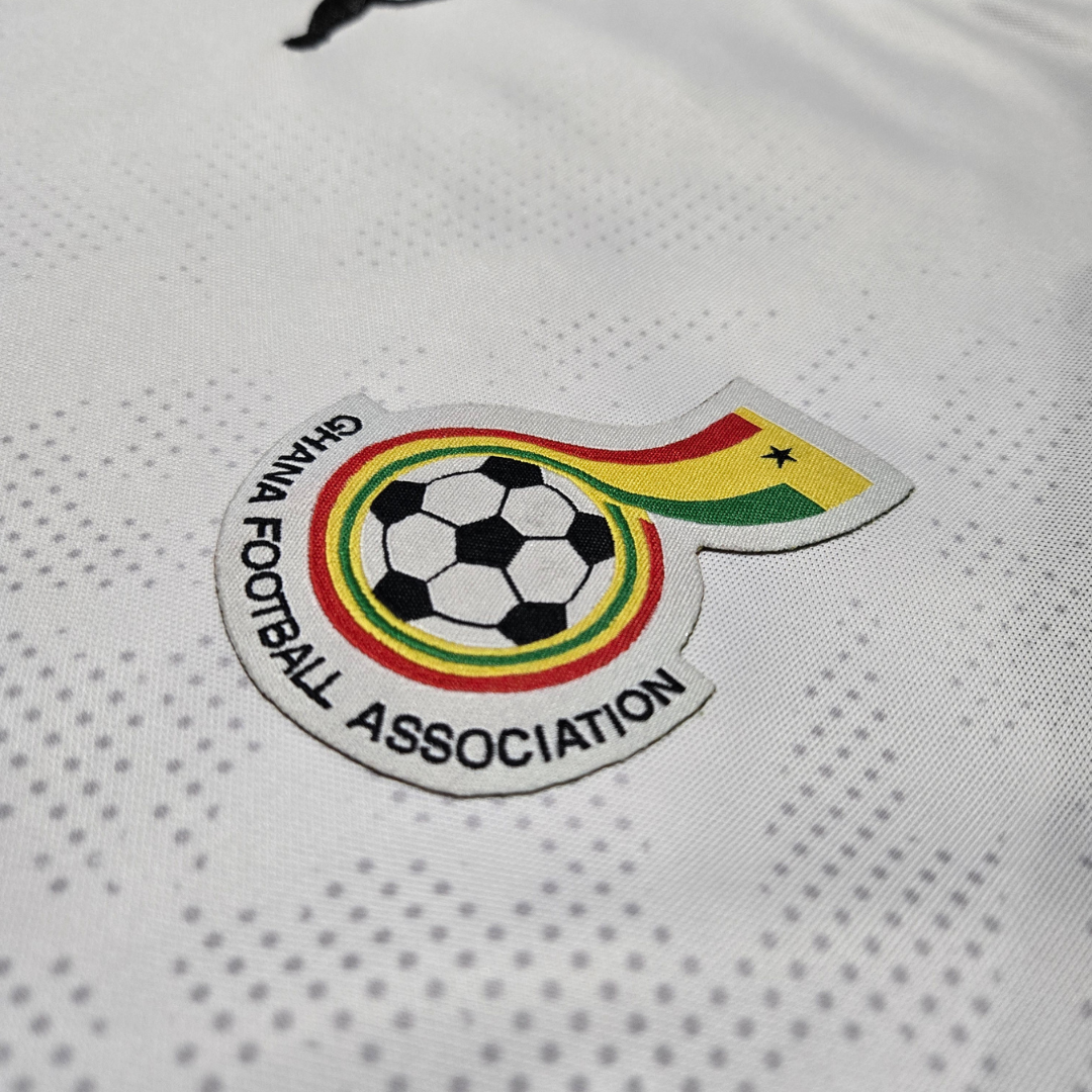 2006 Ghana Home Size L Essien - label detail
