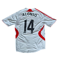 2007/08 Liverpool Away Size L Alonso - front view