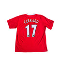 2002/04 Liverpool FC Home Size XL Gerrard - front view