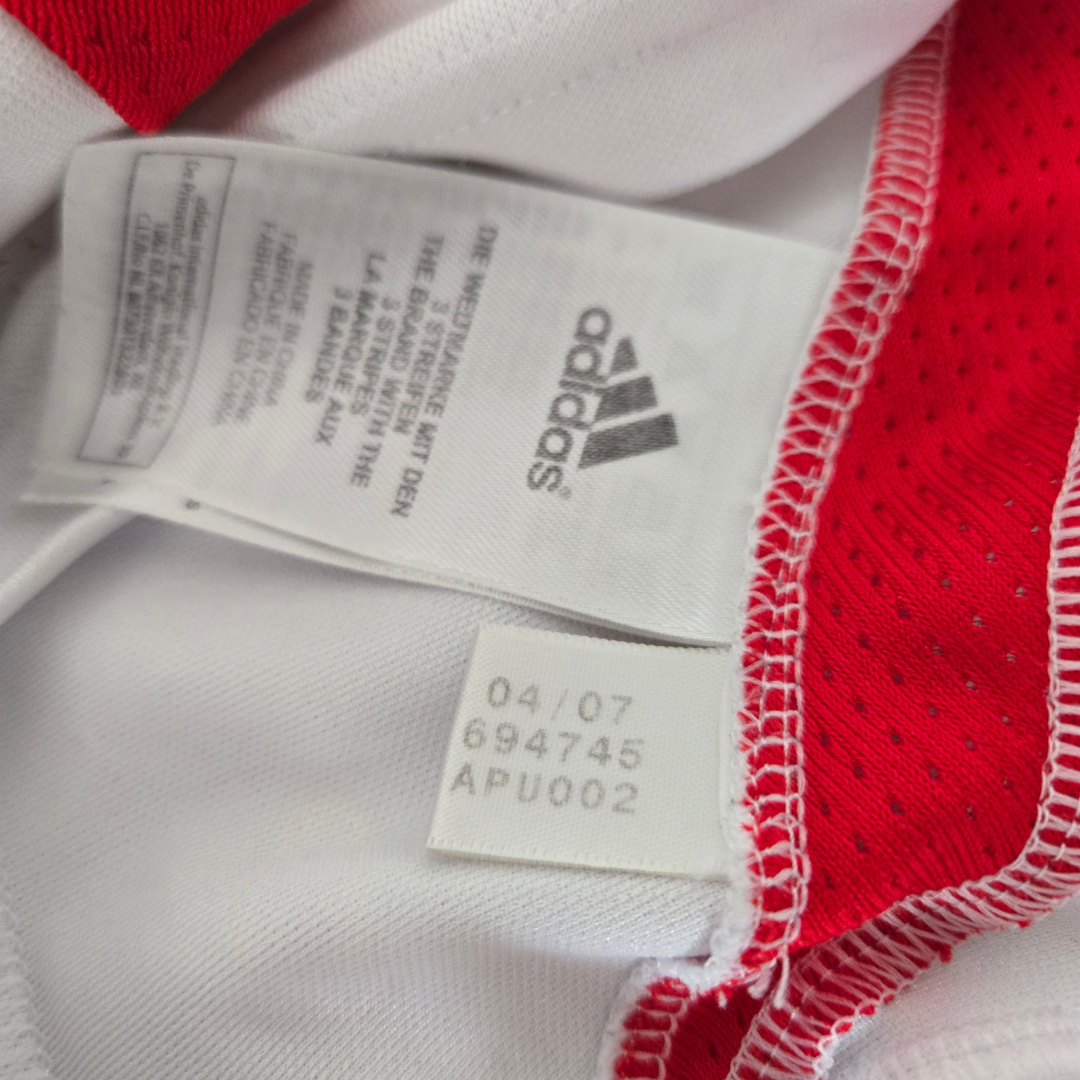 2007/08 Liverpool Away Size L Alonso - label detail