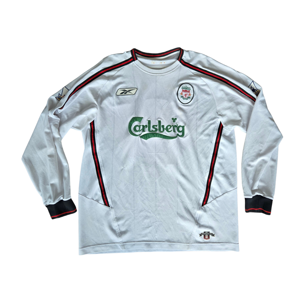 2003/04 Liverpool Away Size L Kewell L/S - back view
