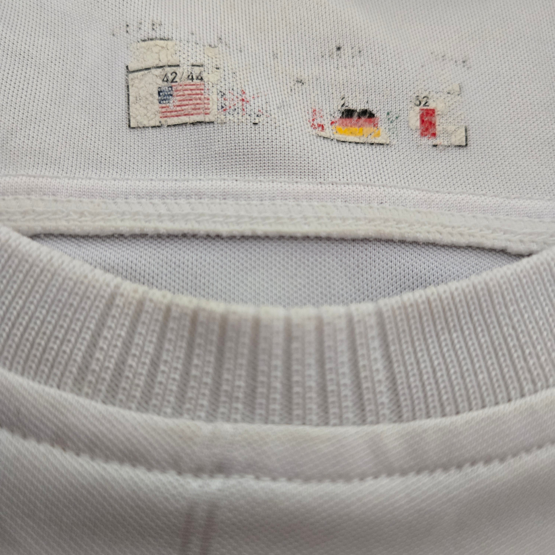 2003/04 Liverpool Away Size L Kewell L/S - label detail