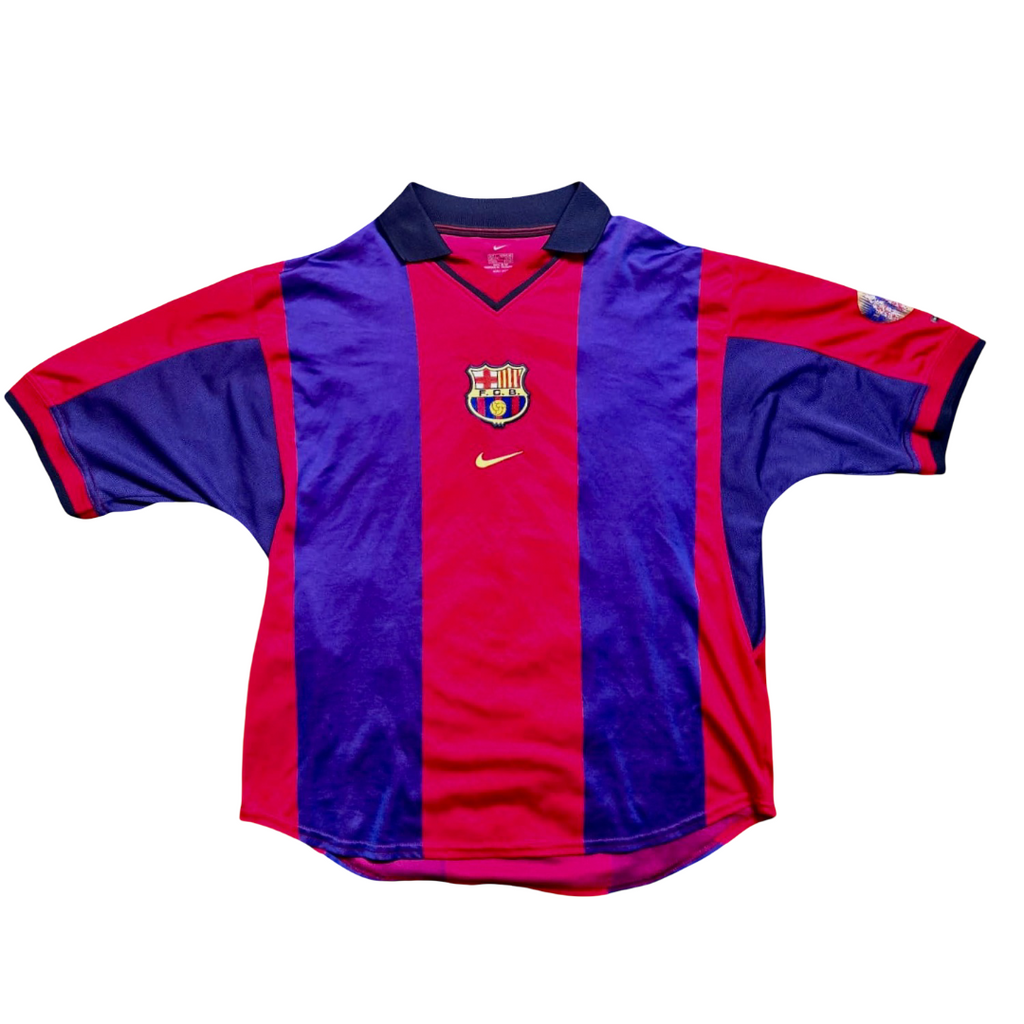 2000/01 FC Barcelona Home Size L - front view