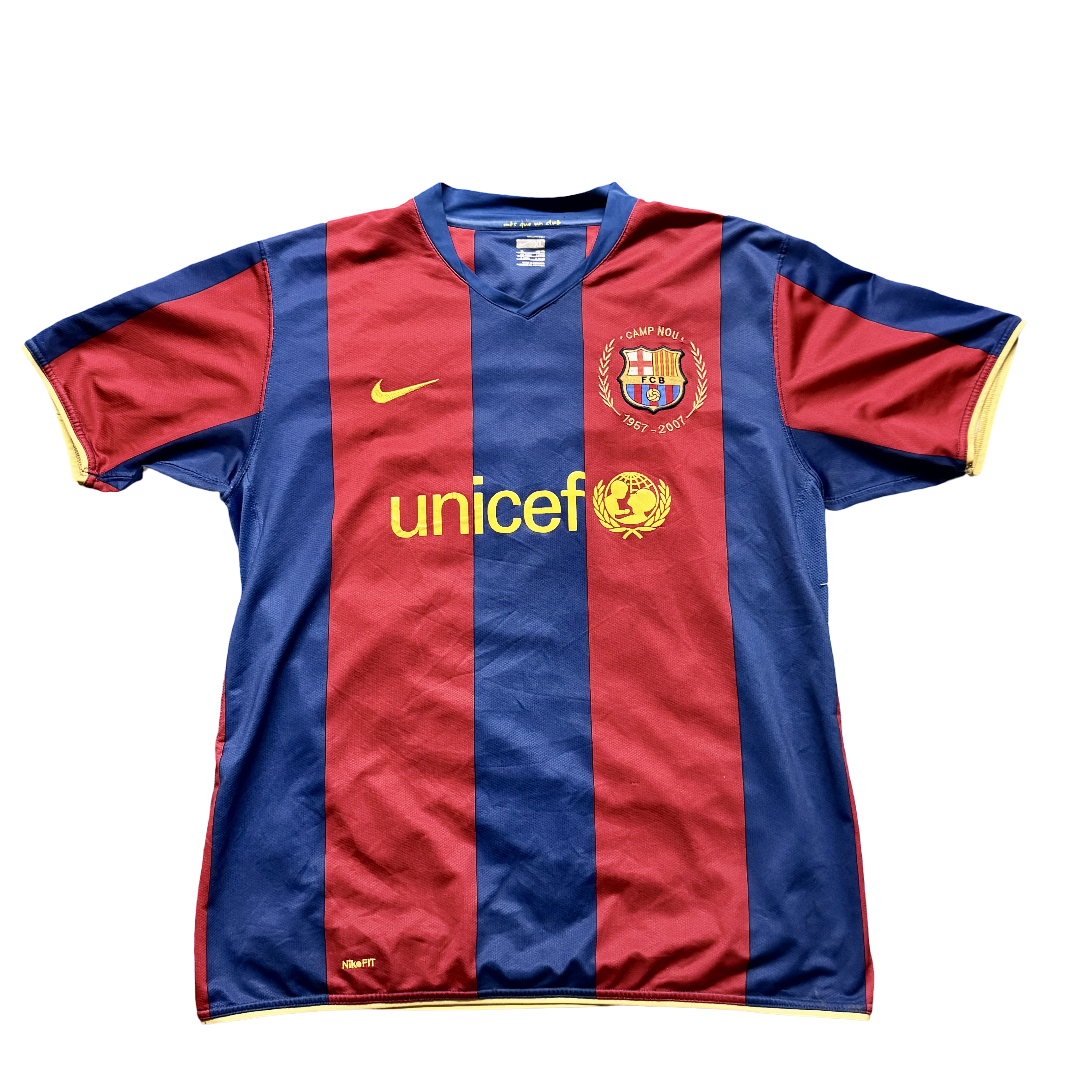2007/08 FC Barcelona Home Size XL - front view