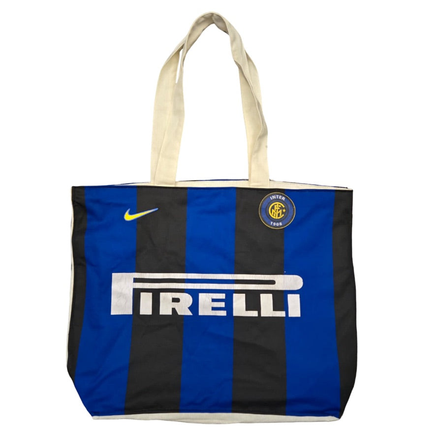 Upcycled Tote: Nerazzurri