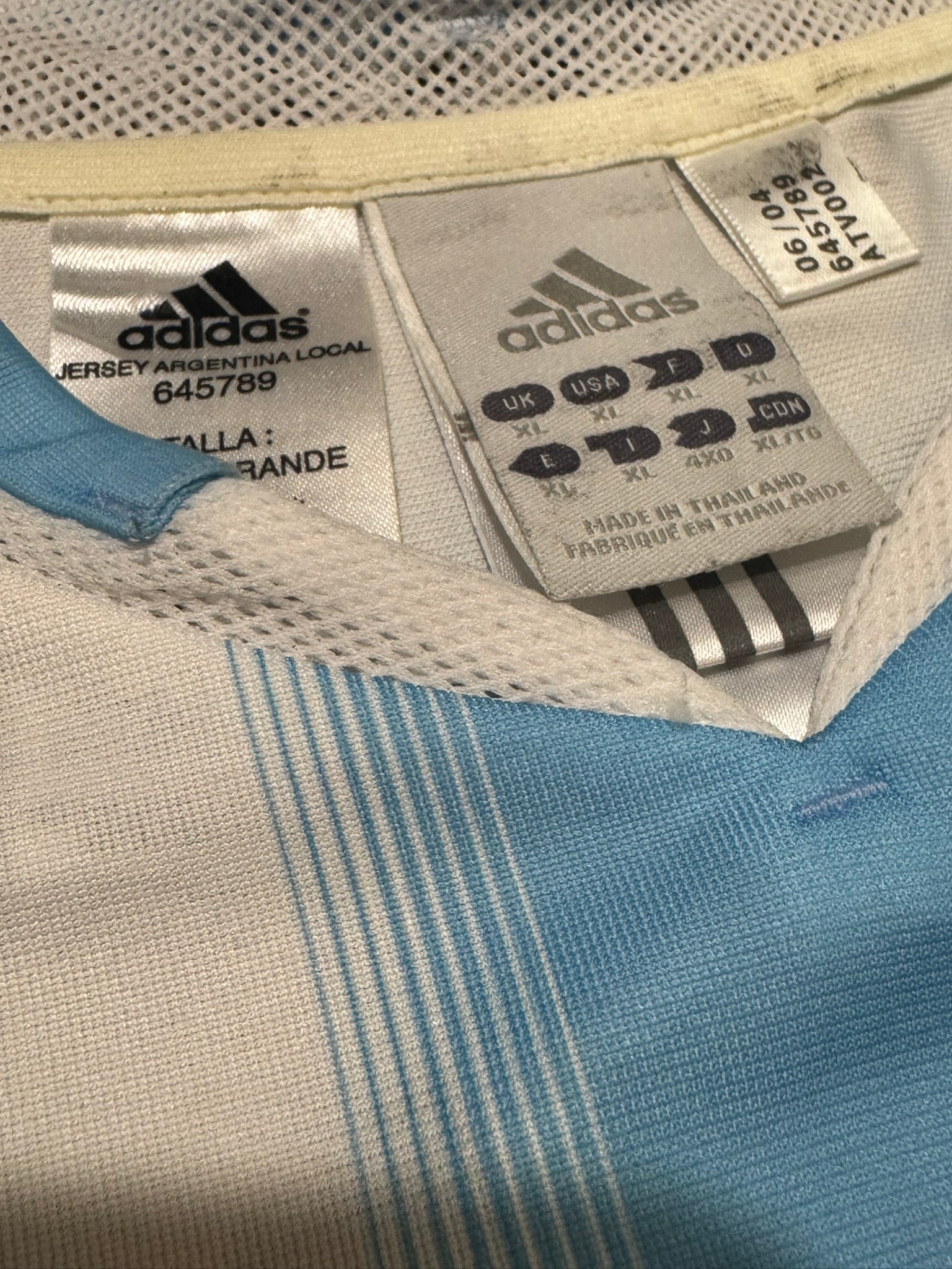 2004/05 Argentina Home Size XL Tevez