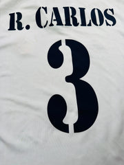 2002/03 Real Madrid Home Size M Roberto Carlos