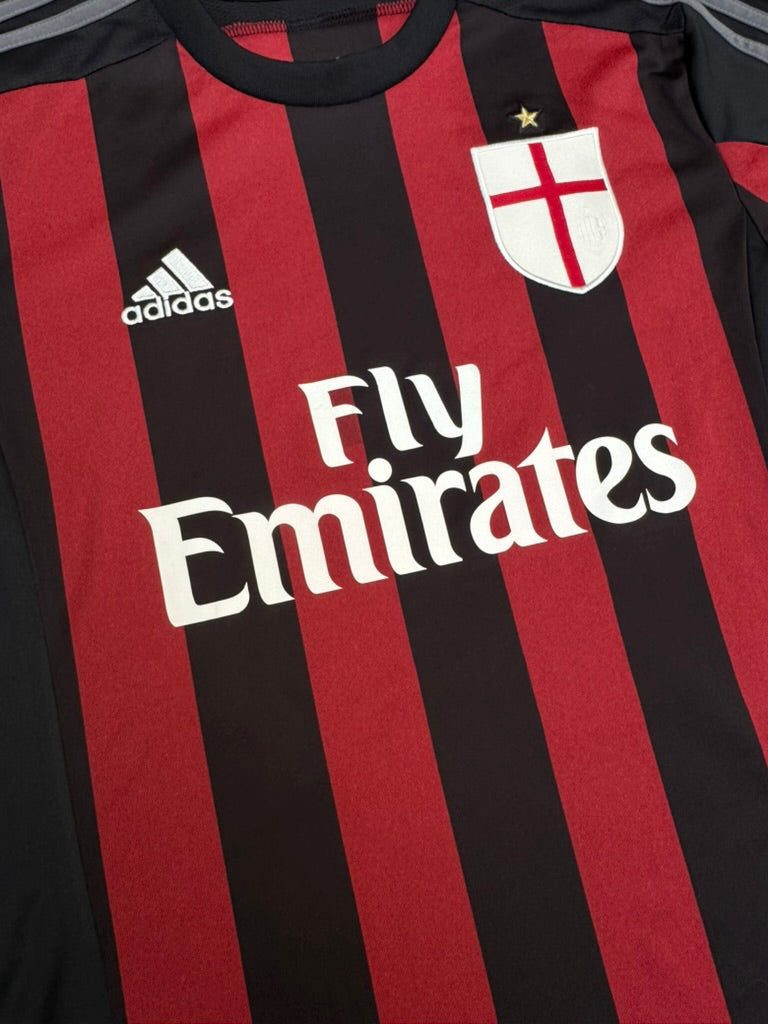 2015/16 AC Milan Home Size L Balotelli - close-up detail