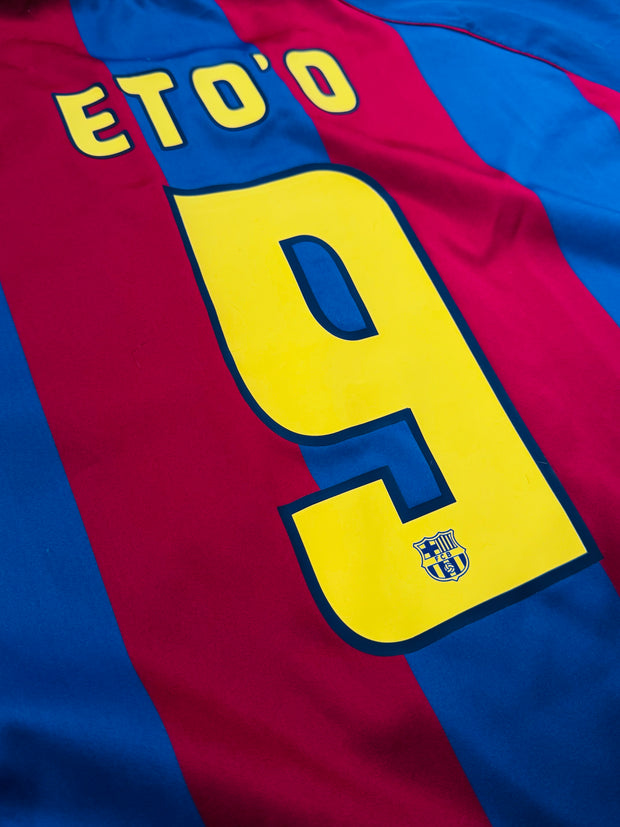 2004/05 Barcelona FC Home Size XXL Eto'o