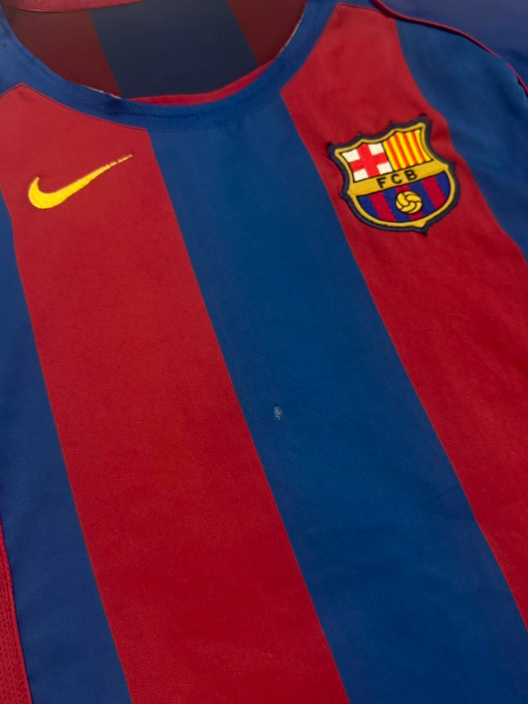2004/05 FC Barcelona Home Size M Messi