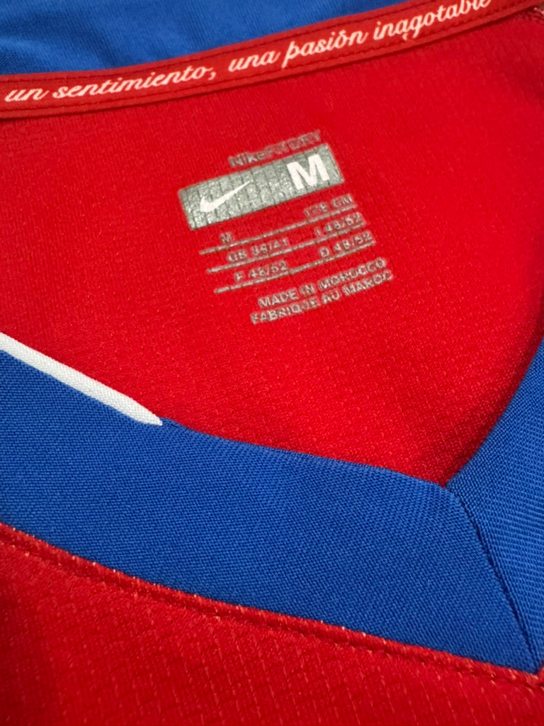 2007/08 Atletico Madrid Home Size M Aguero