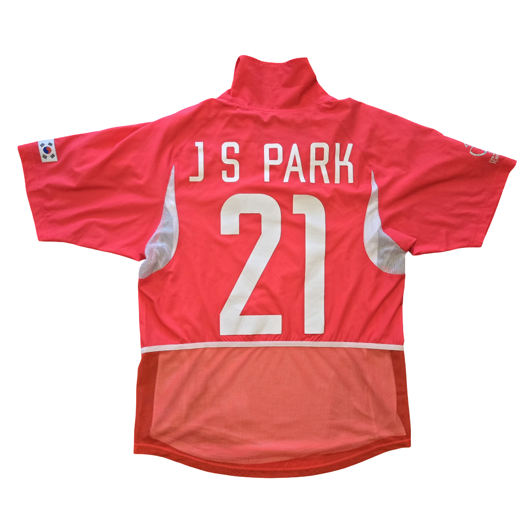 2002/03 South Korea Home Size M J S Park (Match Issued) - back view