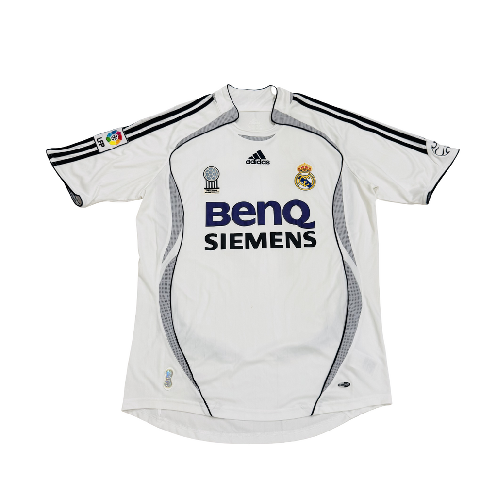 2006/07 Real Madrid Home Size M V. Nistelrooy - back view