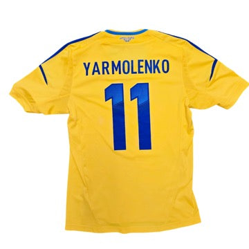 2012/14 Ukraine Home Size M Yarmolenko - front view