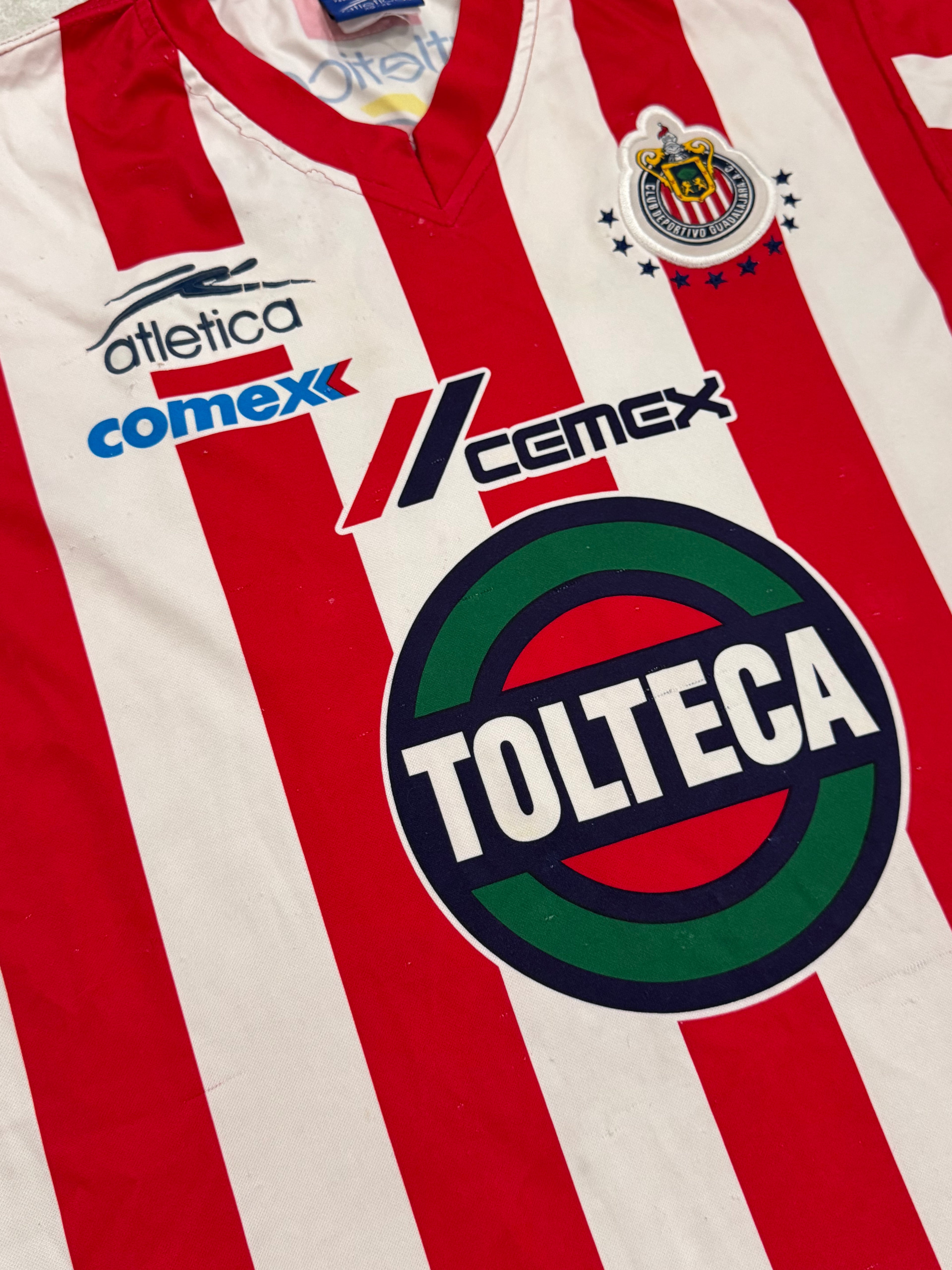 2001/02 Chivas de Guadalajara Home Size XL - close-up detail