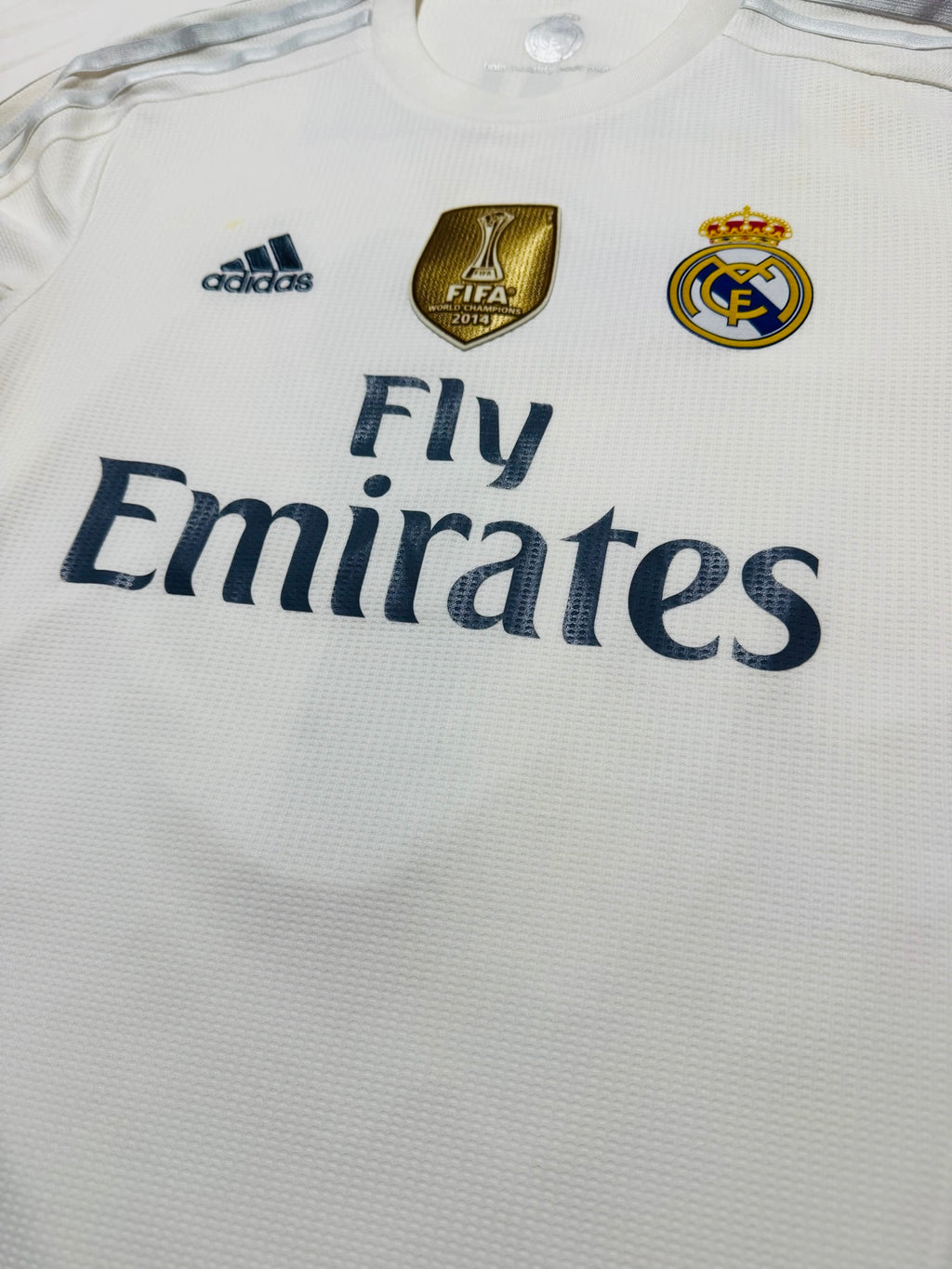 2015/16 Real Madrid Away L/S Size M Ronaldo - close-up detail