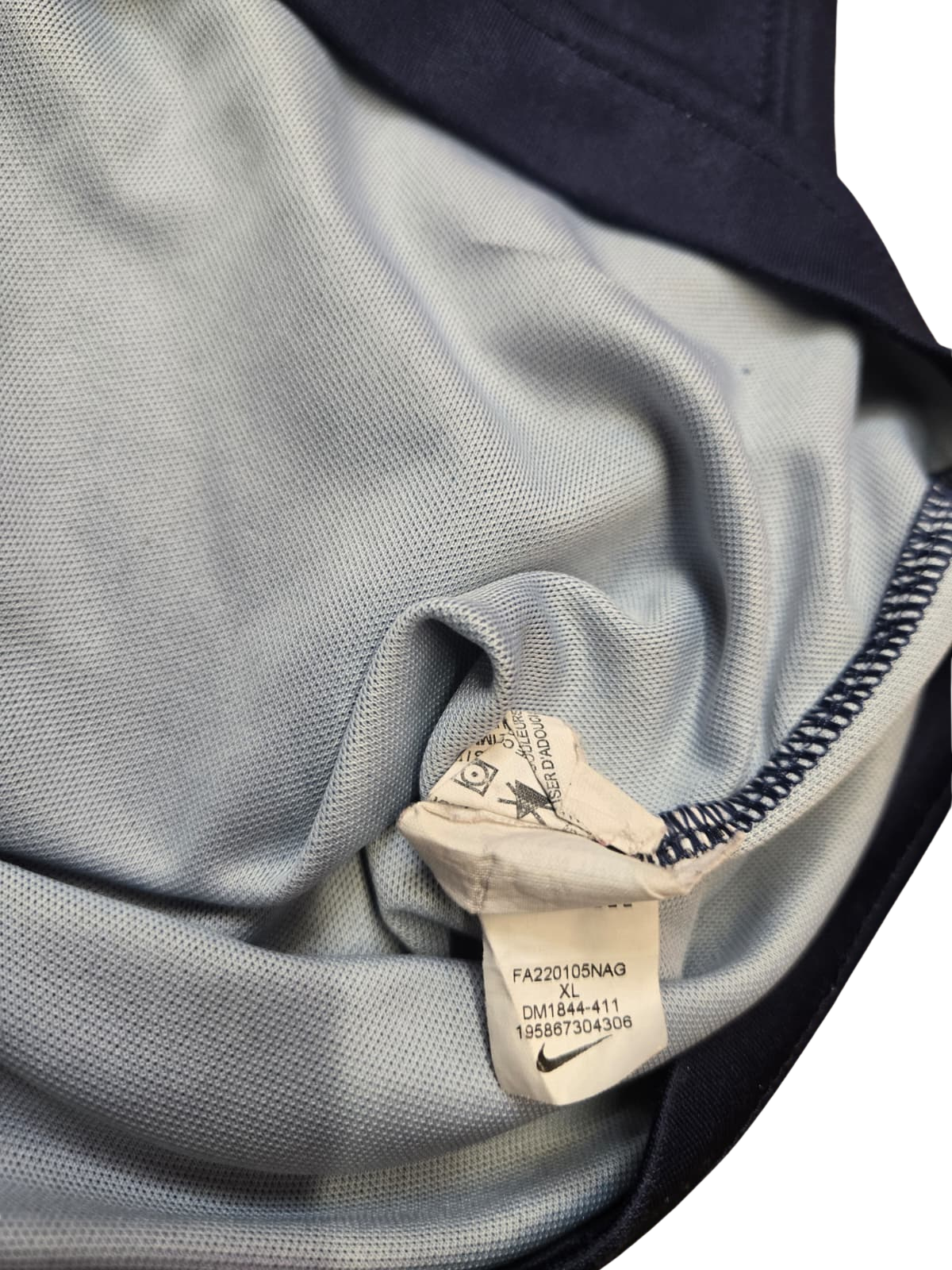 2022/23 PSG Home Size XL Neymar - label detail