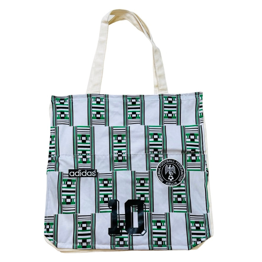 Upcycled Tote: Super Eagles - back view