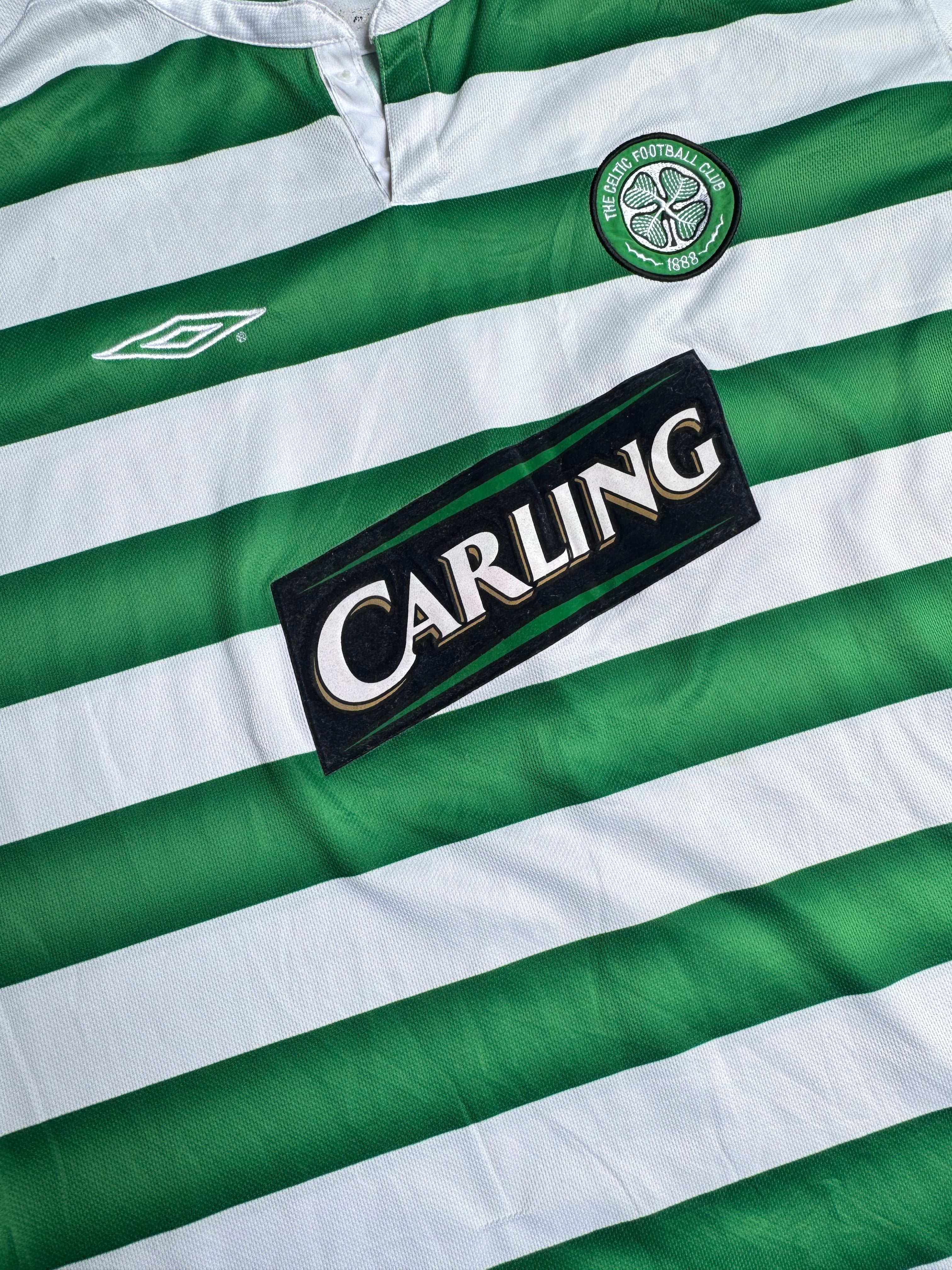 2003/04 Celtic Home Size XL - close-up detail