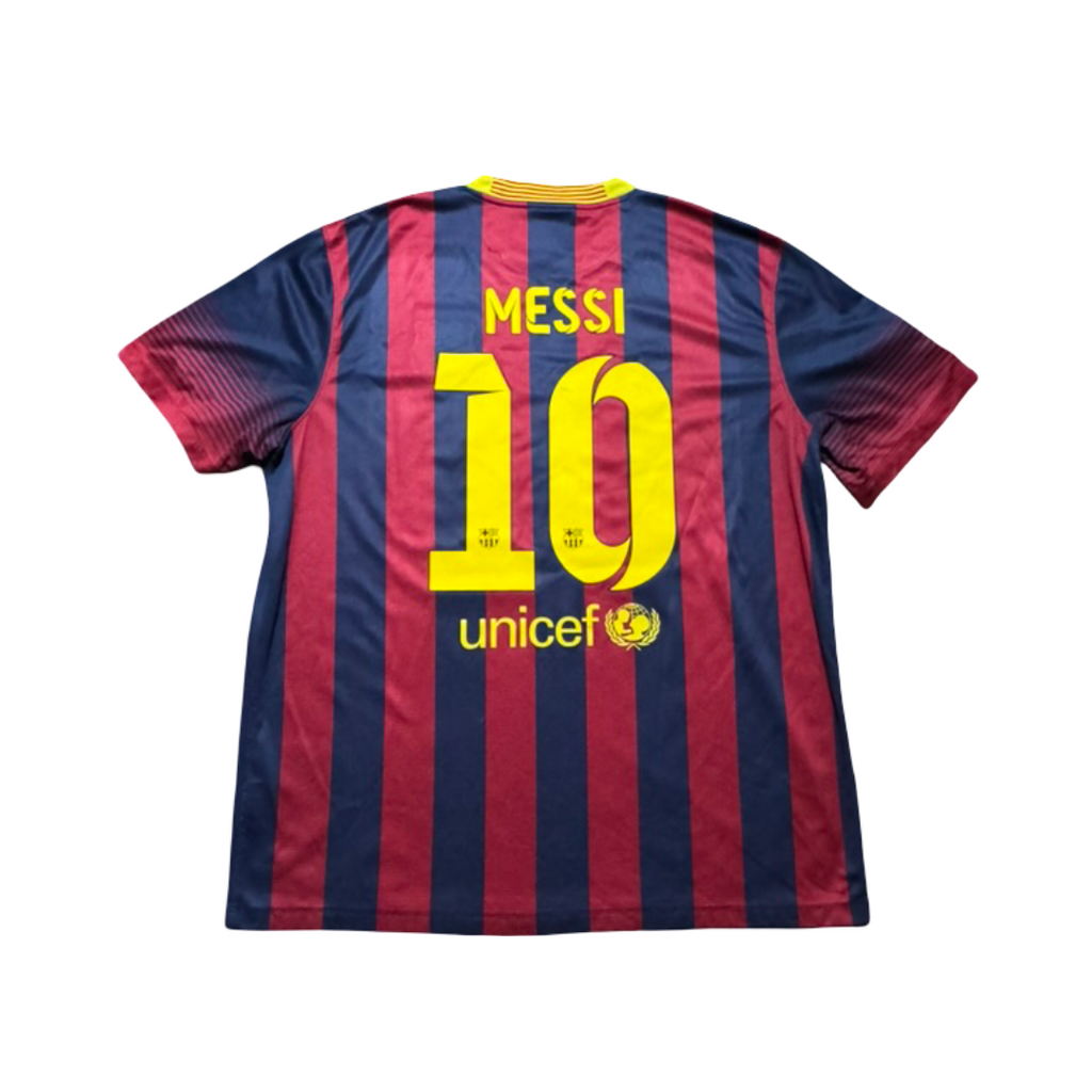 2013/14 FC Barcelona Home Size XL Messi - front view