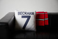 Upcycled Pillow: Becks - front view