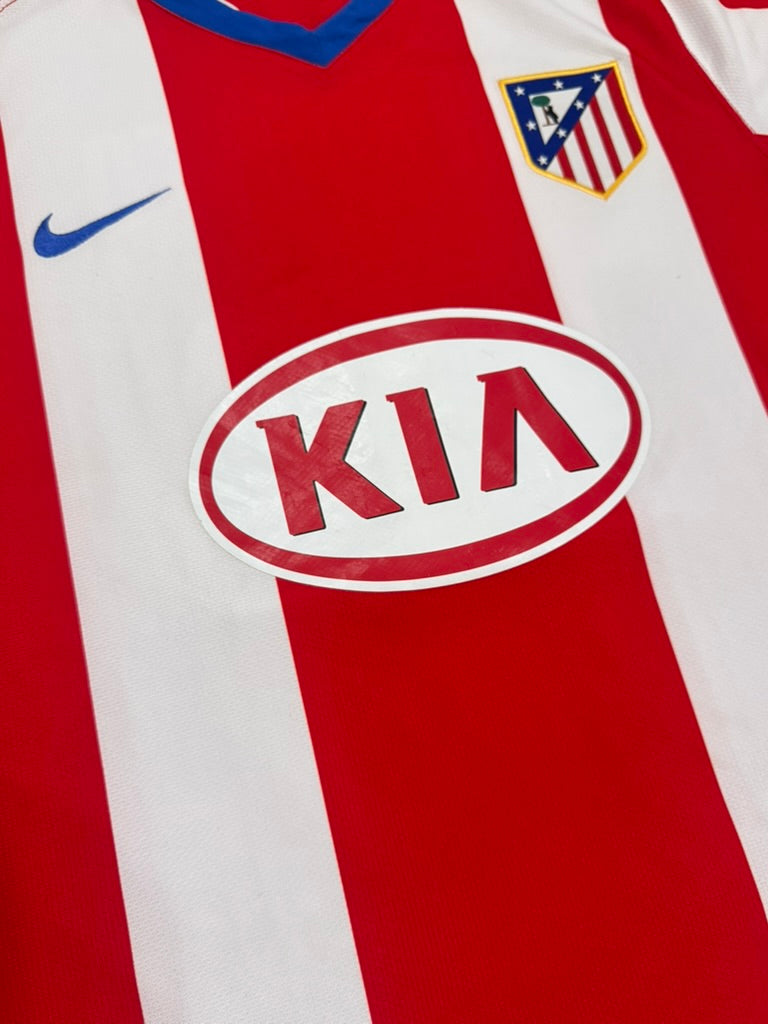 2007/08 Atletico Madrid Home Size M Aguero