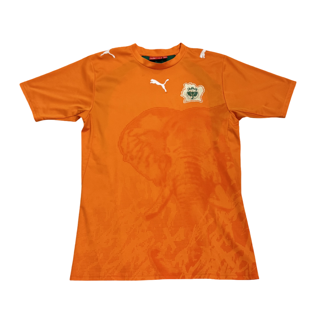 2006/07 Ivory Coast Home Size XS Drogba - back view